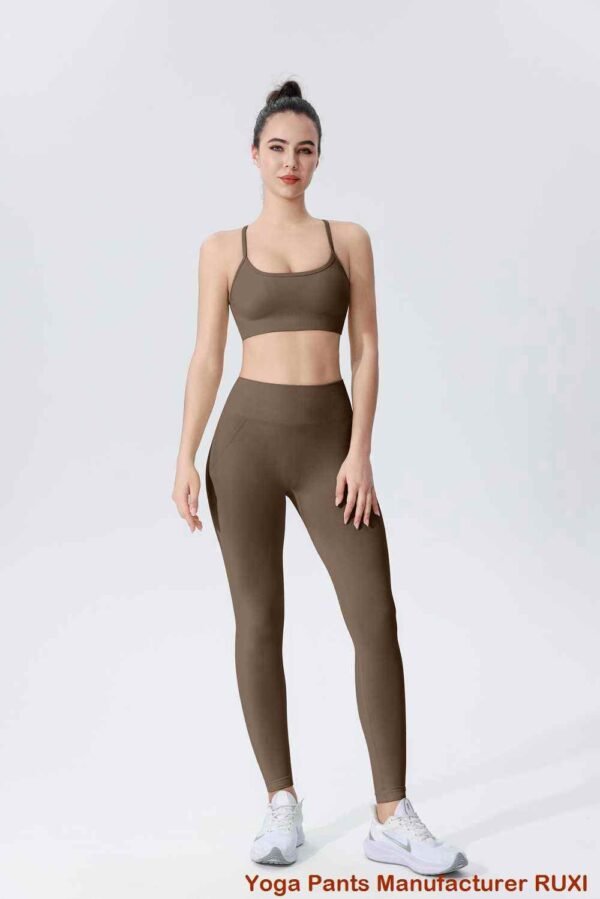 leather workout leggings RUXI