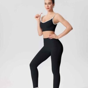 puting crop na workout top RUXI