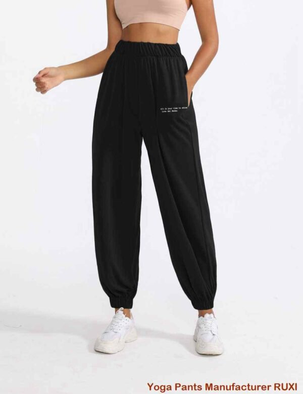 tuwid na pantalon sa yoga RUXI
