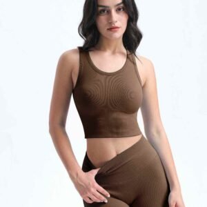 puting strappy sports bra RUXI